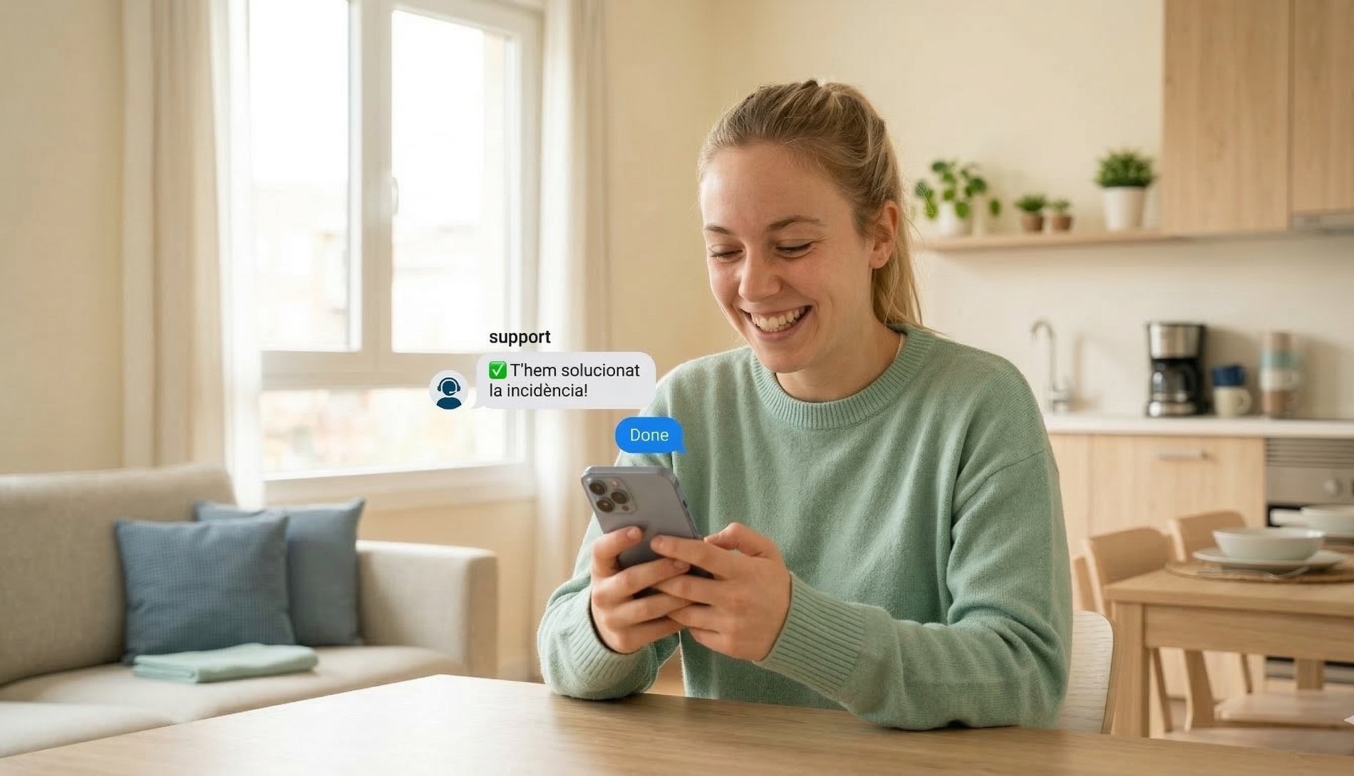 Suport local ràpid per WhatsApp